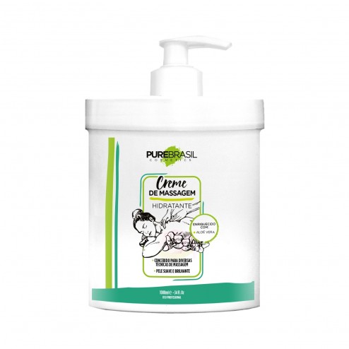 Creme de Massagem Hidratante Pure Brasil 1000ml 